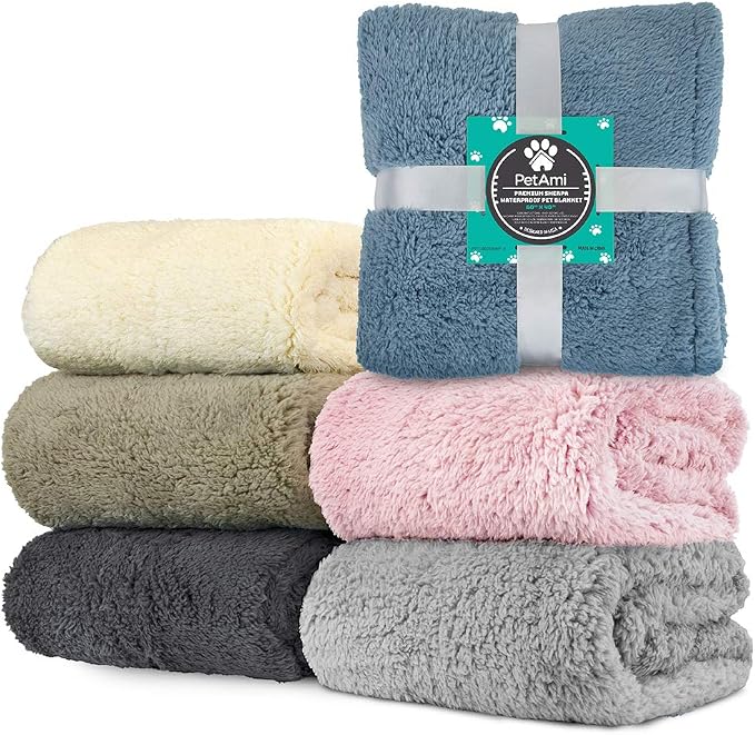 PetAmi Fluffy Waterproof Dog Blanket - Image 8