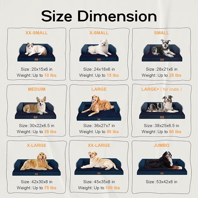 Small Dog Bed Orthopedic Washable Cat Bed Memory Foam Small Couch Sofa Indoor - Image 2