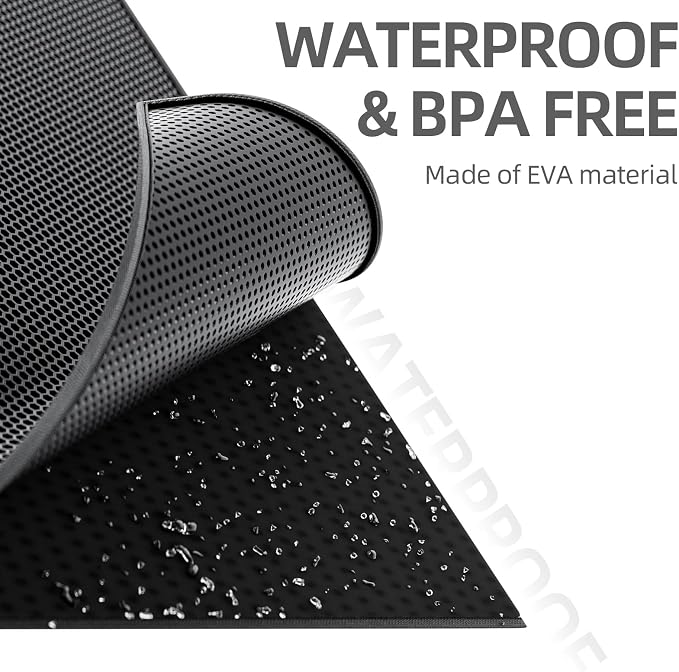 ESTHELLO Cat Litter Mat, Cat Litter Trapping Mat, Honeycomb Double Layer Design - Image 4