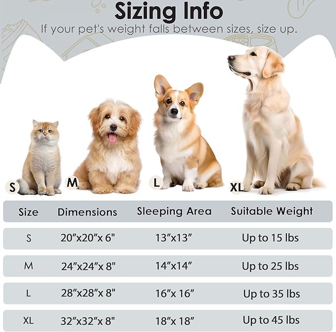 Hoewina Dog & Cat Bed, 20in Cat Beds - Image 2