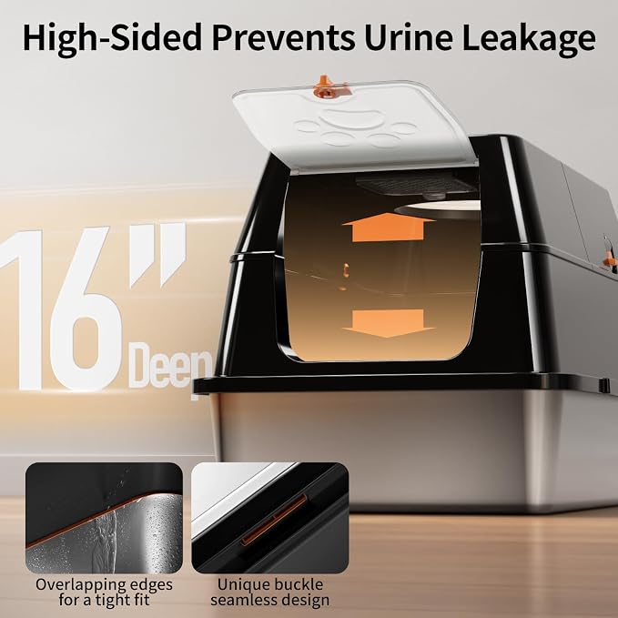 Stainless Steel Cat Litter Box - Image 6
