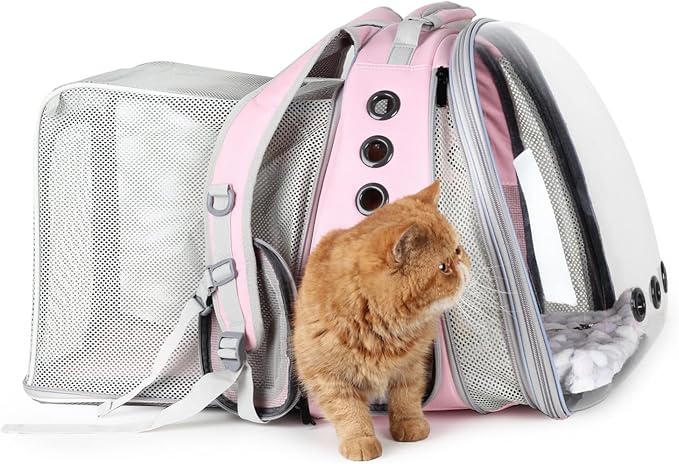 Lollimeow Expandable Cat Backpack Carrier by Lollimeow