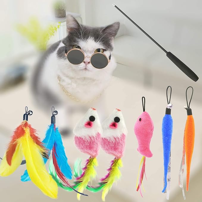 ZPH Cat Toys, Interactive Feather Variety Pack - Image 4