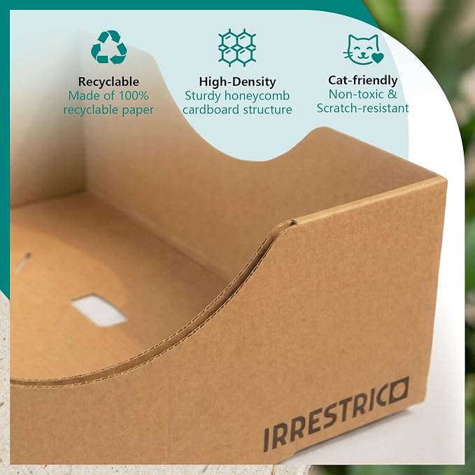 Modular Cardboard Cat Condo System, Bowl-Shaped Cat Bed Module, Foldable - Image 4