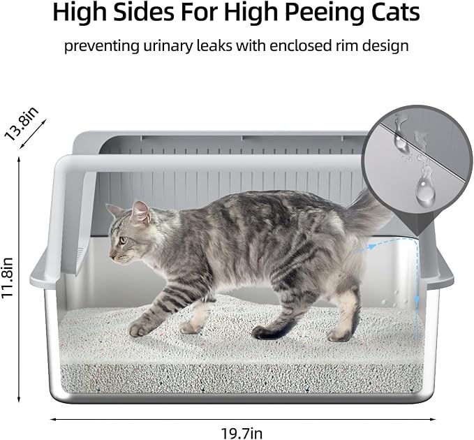 Stainless Steel Cat Litter Box - Image 3