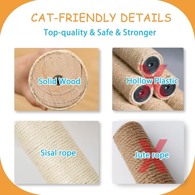 9-Piece Cat Wall Shelves and Perches - Image 5