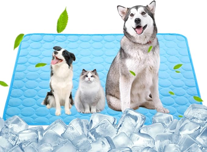 SOMOYA Dog Self Cooling Mat Pet Washable Cooling Pads Blanket Sleeping Kennel by SOMOYA