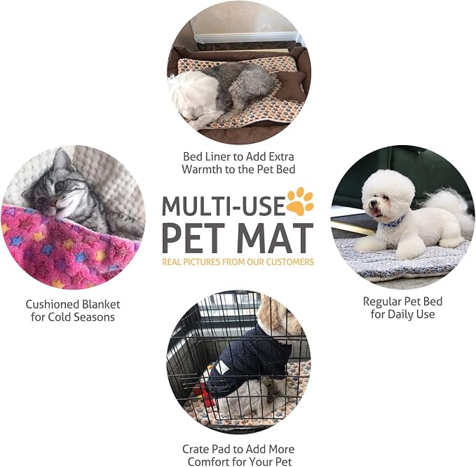 Mora Pets Dog Bed Crate Pad Ultra Soft Pet Bed - Image 5
