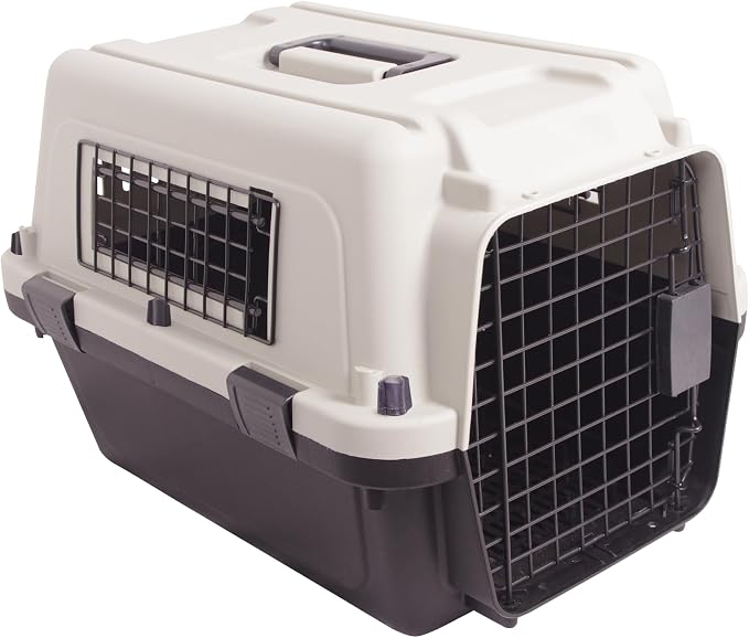 Plastic Dog/Cat Crate Portable Travelling Pet Kennel Without Wheel - Image 5