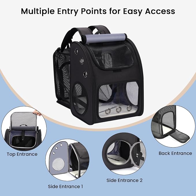 Cat Carrier Backpack, Expandable Pet Carrier Backpack - Image 4