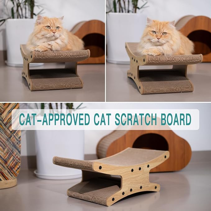 Reversible Cat Scratcher Bed, Large Scratching Board - Image 5