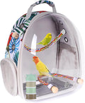 Bird Traval Carrier Cage, Vet Transport Book Bag Floral Printed by halinfer
