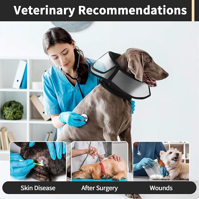 Allroaring Dog Cone Collar, Soft Dog Cones - Image 6