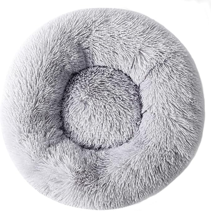 Round Cat Bed Dog Bed Small Kitten Bed Warm Pet Bed Kitty Bed Large Rabbit Bed by Unknown