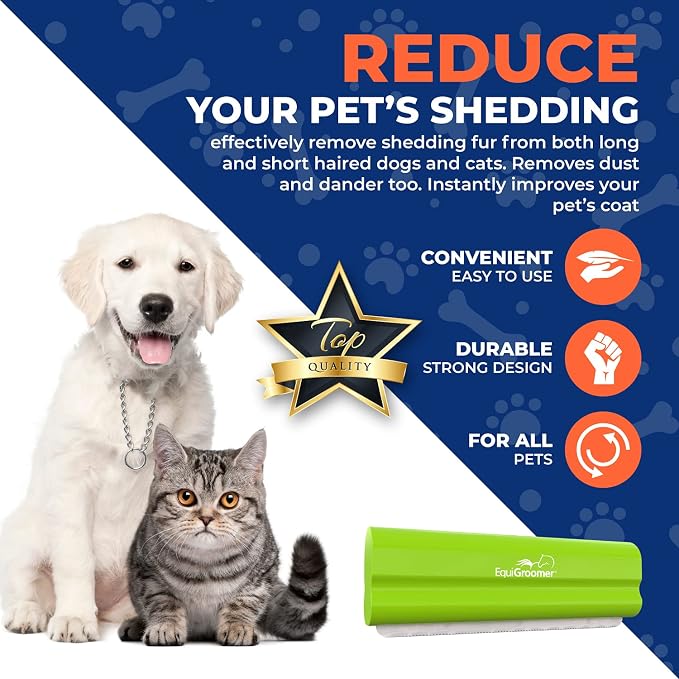 EasyGroomer Deshedding Brush for Dogs & Cats – Undercoat Grooming Tool for - Image 5
