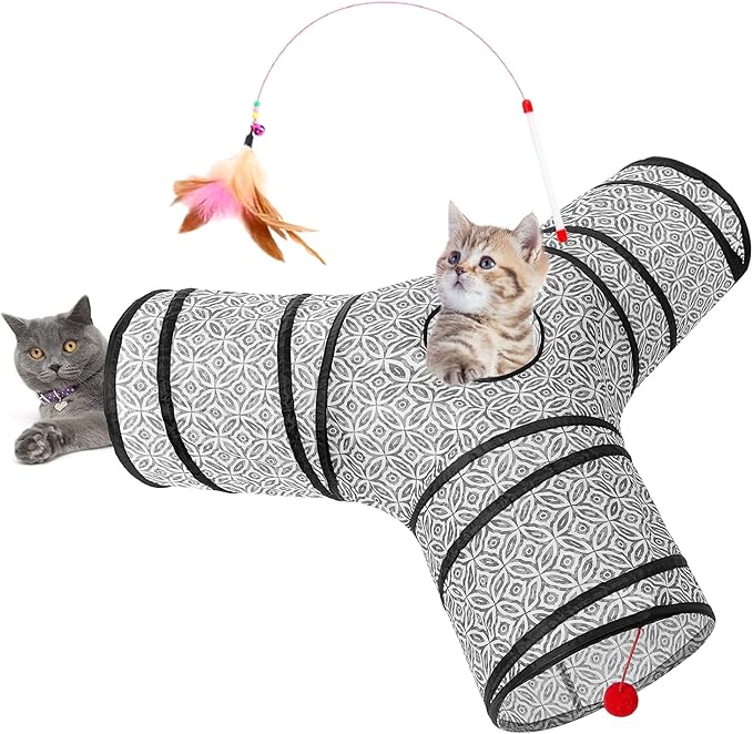 Tempcore 3 Way Collapsible Cat Tunnel by Tempcore