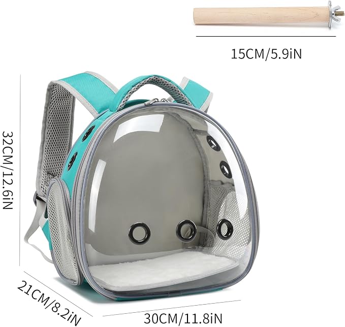 Portable Travel pet Backpack Carrier Hamster Bag Guinea Pig Bird Small Dog cat - Image 3