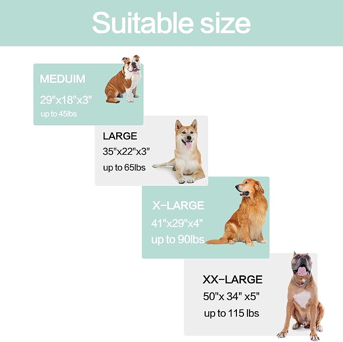 Orthopedic Memory Foam Dog Bed, Dog Crate Bed - Image 6
