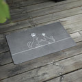 Le courant Dog Bowl Mats, Cat Feeding Mat, Non-Slip Super Absorbent, No Stains by Unknown