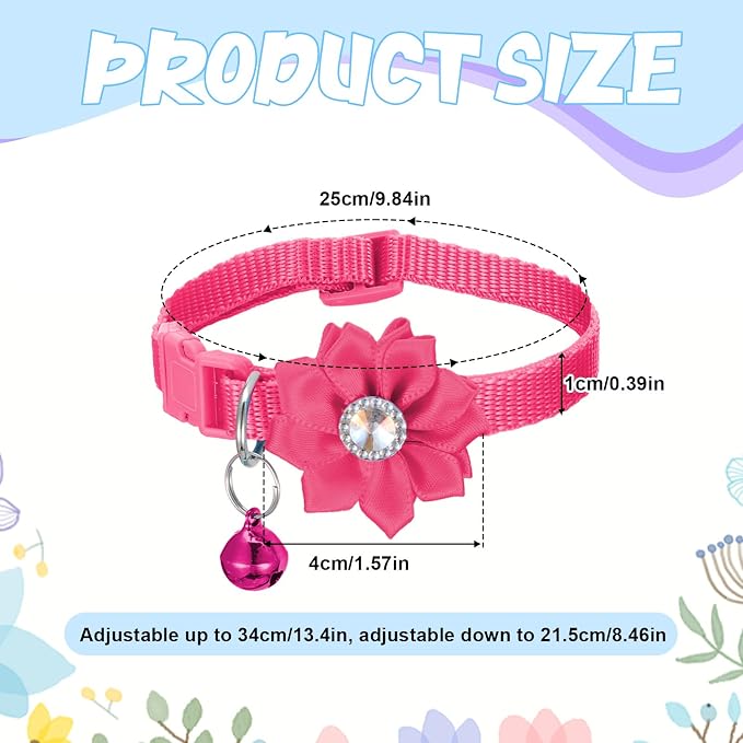 6 PCS Cute Cat Collar Breakaway - Image 2