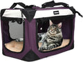 Collapsible Dog Travel Crate, Portable Soft-Sided Pet Carrier Extra Large Cat by Sivlefoss