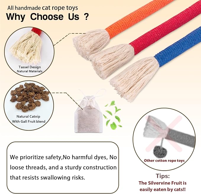 Retro Shaw Cat Chew Toys, Safe Dental Cleaning Interactive Toy - Image 3