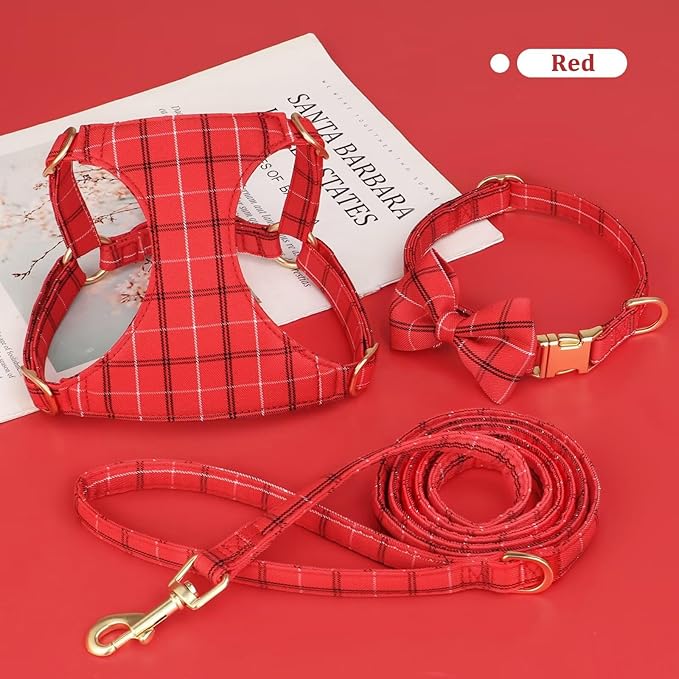 Beirui Cute Extra Small Dog Harness Collar and Leash Set - Image 2