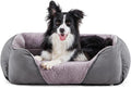 MIXJOY Dog Beds for Medium Dogs Washable, Calming Pet Bed Medium Size Dog by MIXJOY
