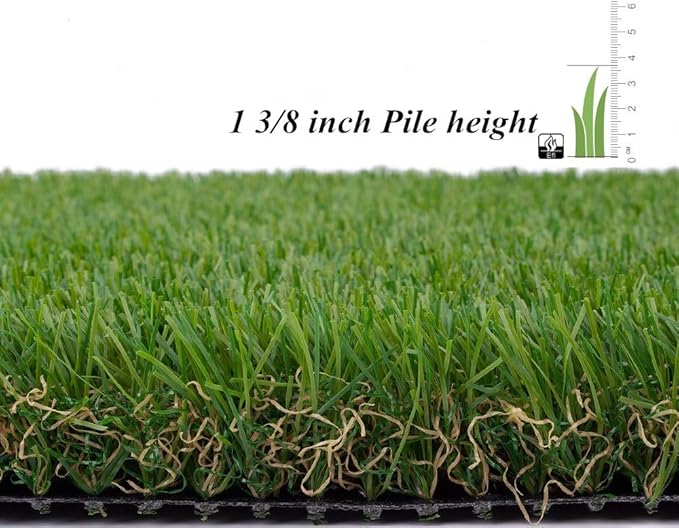 ALTRUISTIC Artificial Grass 12FTX99FT, Realistic Fake Grass Deluxe Turf - Image 7