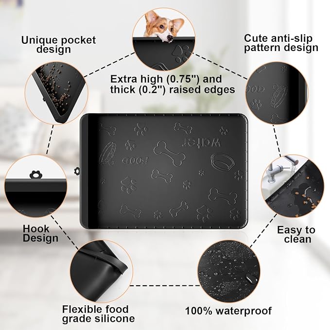 Dog Food Mat - Silicone Dog Mat - Image 4