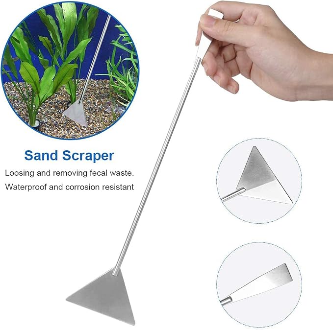 7 in 1 Aquarium Aquascaping Tools Kits, Stainless Steel Aquarium Plant Tools - Image 5
