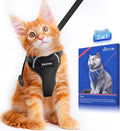 Halypet Cat Harness and Leash Set Escape Proof Soft Adjustable Cat Leash by DOMoreWithYourPet