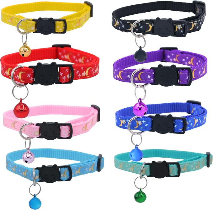 Set of 2: KioKatt Celestial Nylon Cat Collars - Image 5