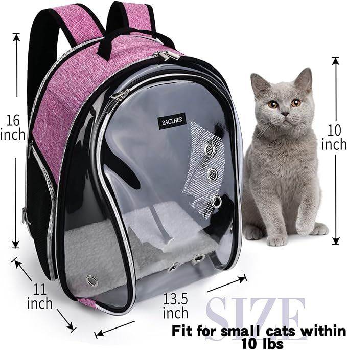 BAGLHER Cat Carrier Backpack Bubble - Image 5