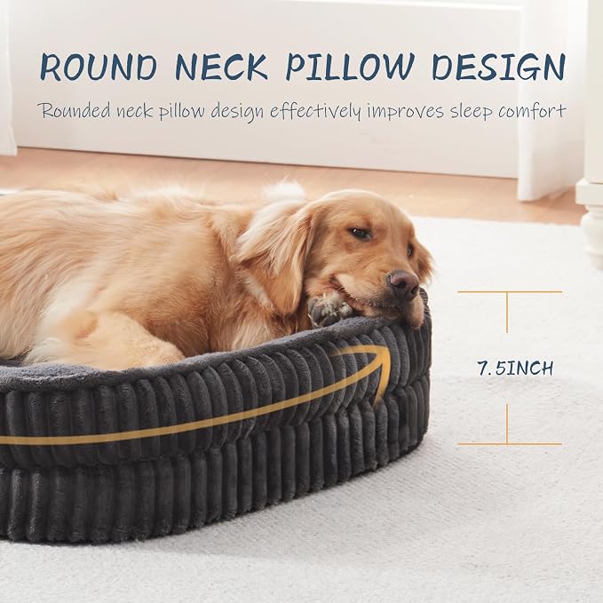 Orthopedic Dog Bed for Extra Large Dogs Breeds, High Density Egg Crate Foam Dog - Image 4