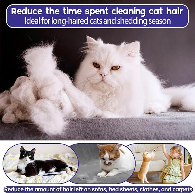 QBLEEV Cat Onesie for Cats After Surgery, Sticky Hair Cat Pajamas for Cats Only - Image 4