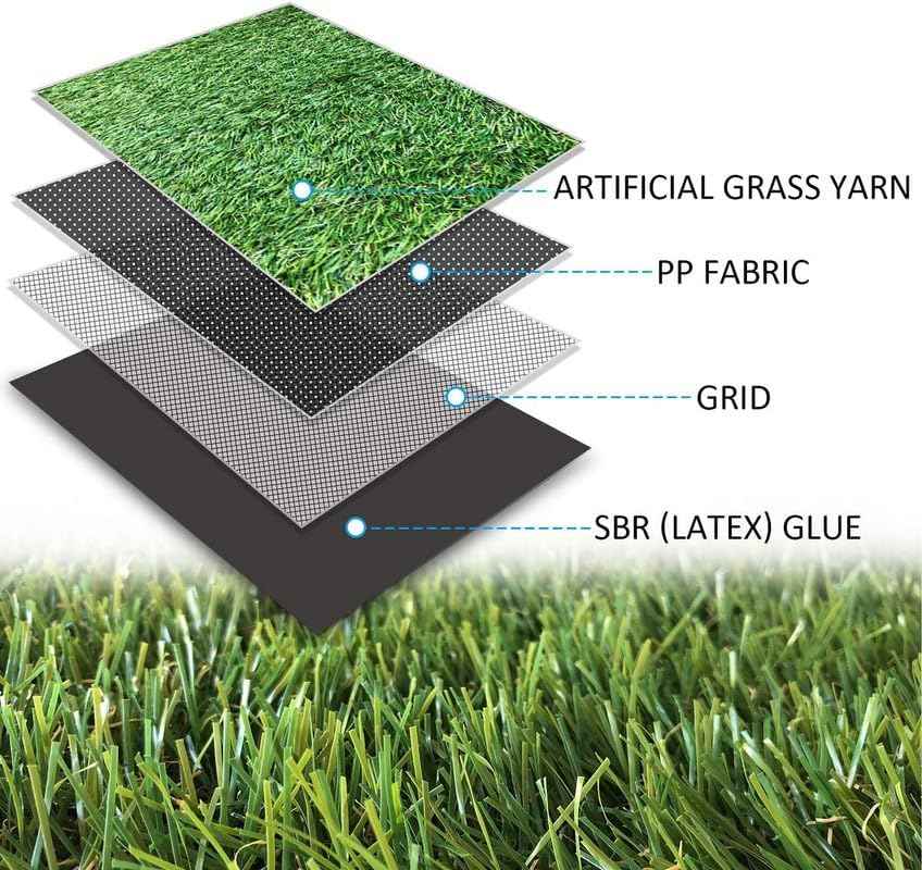 ALTRUISTIC Artificial Grass 1FTX2FT(2 Square Feet), Realistic Fake