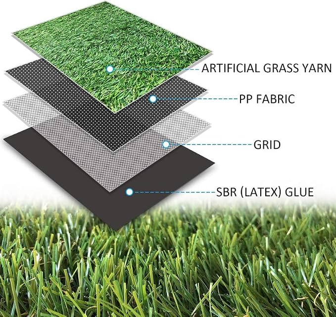 ALTRUISTIC Artificial Grass 9FTX31FT, Realistic Fake Grass Deluxe Turf - Image 3