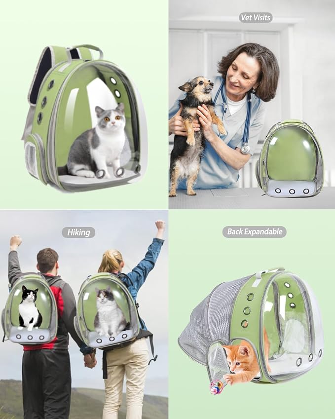 Cat Backpack Carrier Back Expandable Bubble Pet Carrier Backpack - Image 5