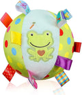 Dog Squeaky Plush Toy with Straps, 6-Inch Soft Stuffed Ball with Cotton by LetalongPetSupplies