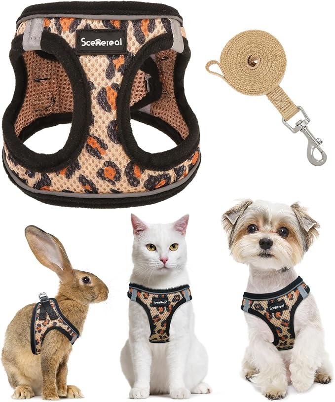 SCENEREAL Cat Harness & Leash Set Escape Proof by SCENEREAL