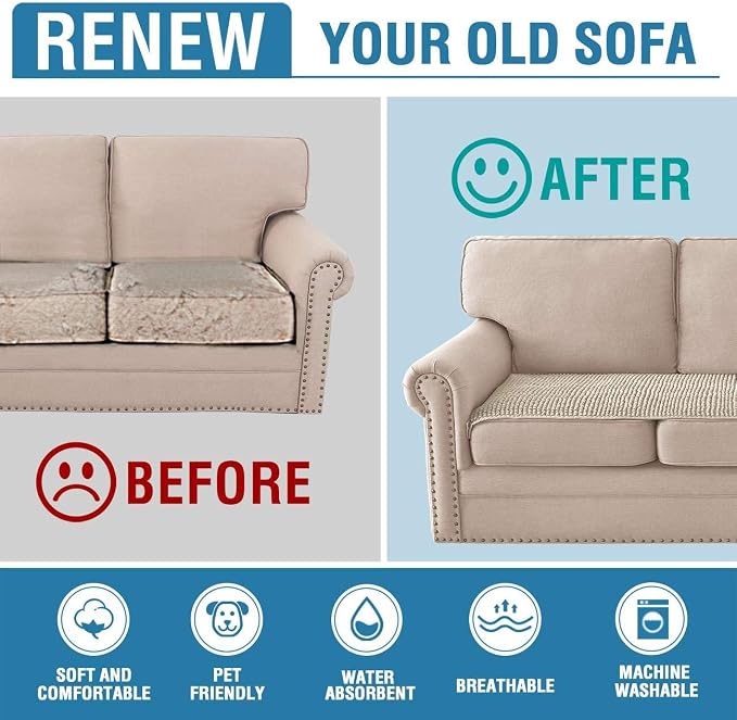 H.VERSAILTEX Plush Chenille Couch Cover - Image 7