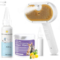 Pet Steam Brush for Dog & Cat – shower bath brush – Steam for Shedding & by VVWVVW