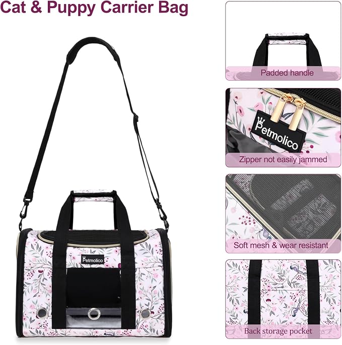 Petmolico Cat Carrier Soft-Sided Pet Bag - Image 2