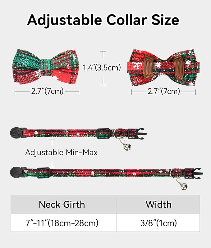 Joytale Upgraded Christmas Cat Collar - Image 6