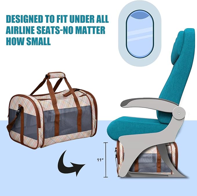 Soft-Sided Kennel Pet Carrier for Small Dogs, Airline Approved Cat Carriers Dog - Image 4