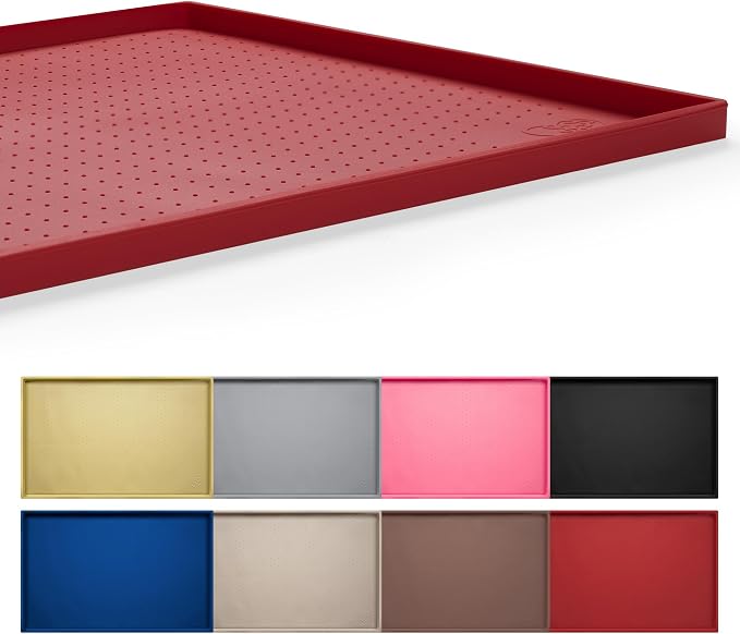 Hubulk Dog Feeding Mat, 100% Waterproof Food Grade Silicone Pet Food and Water by Hubulk