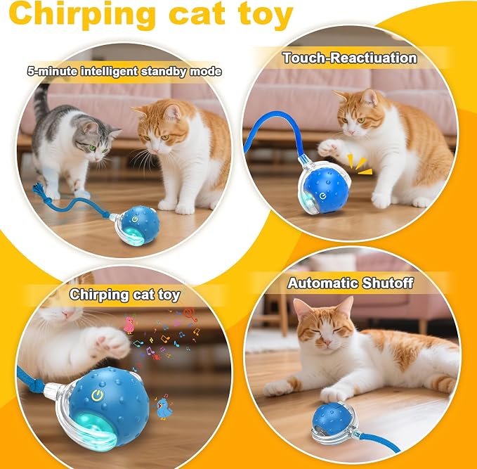 2-Pack Interactive Cat Toys Ball - Image 3
