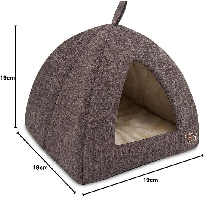 Best Pet Supplies Dog House Bed Crate Mat Tent Indoor Round Soft Plush - Image 7