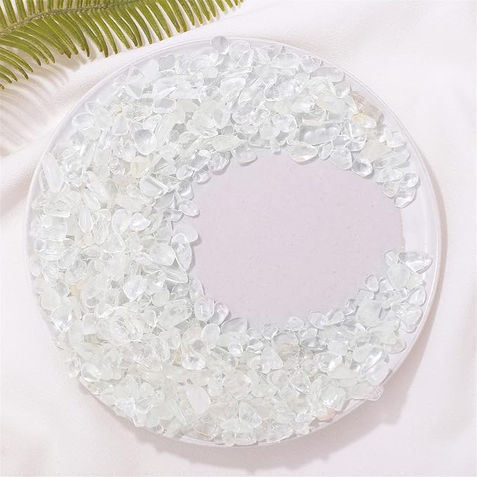 1lb Clear Quartz Aquarium Gravel Rocks Natural Tumbled Healing Crystal Chips - Image 7